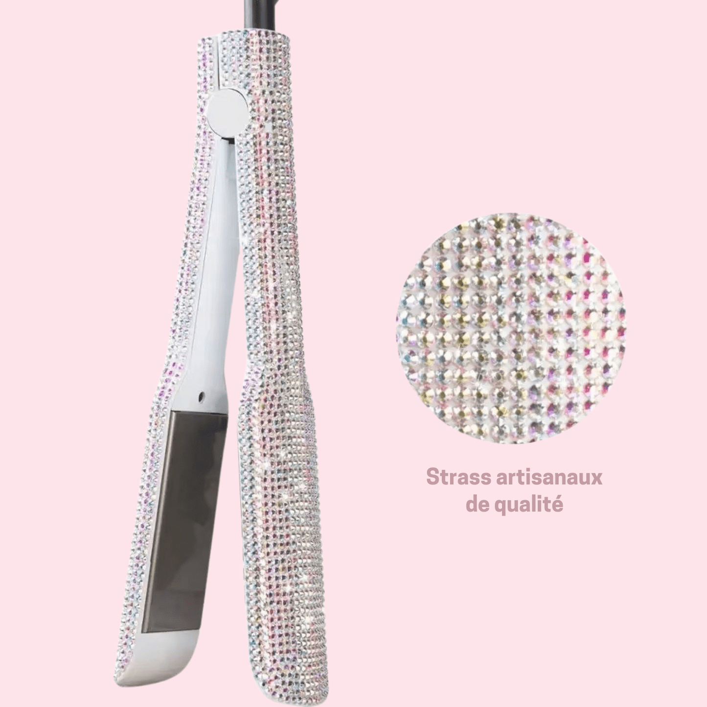 Lisseur Professionnel - RhinestoneStyler™ - Blanc