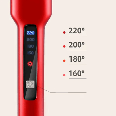 Lisseur Cheveux - HairStraightenerBrush™ - Rouge