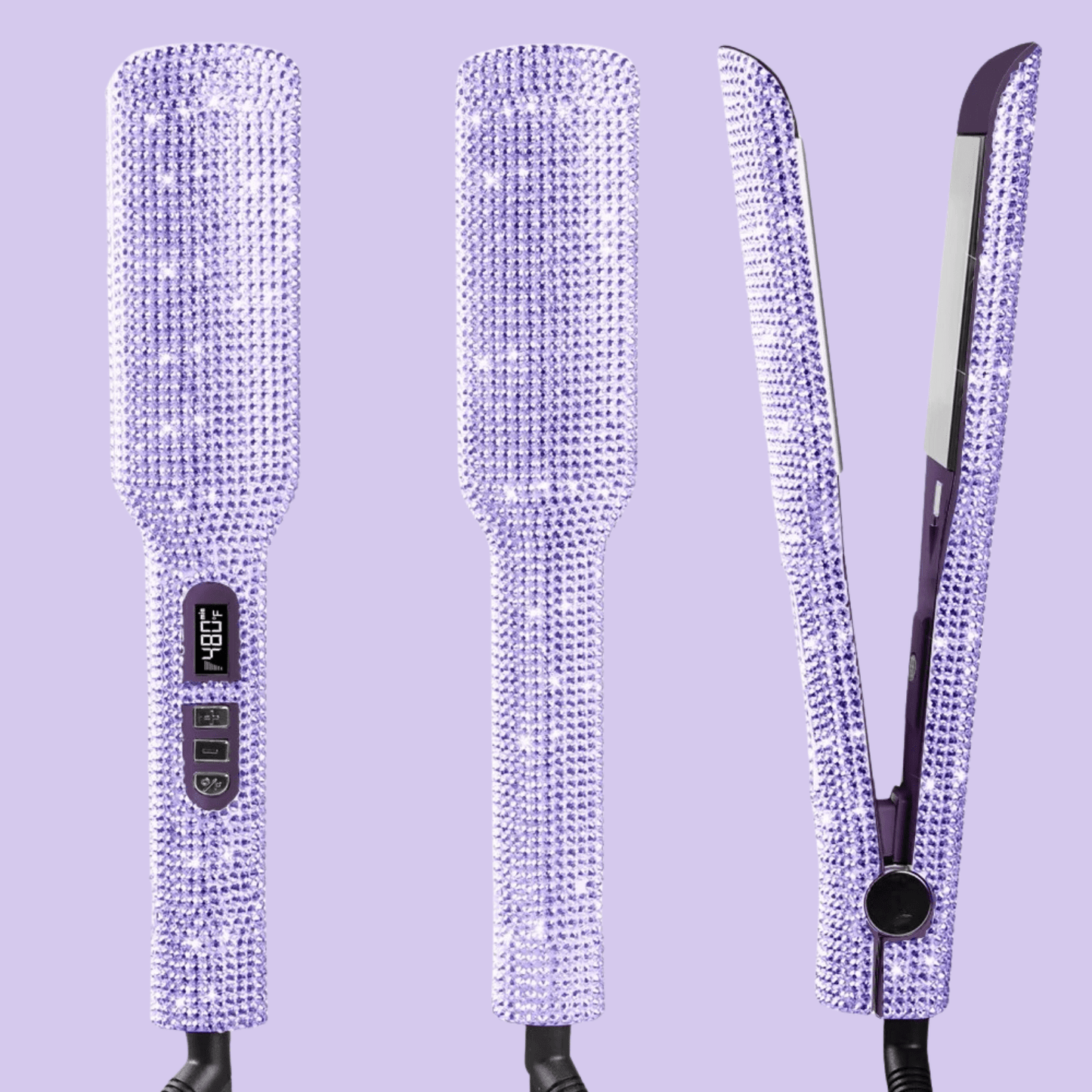 Lisseur Professionnel - RhinestoneStyler™ - Violet