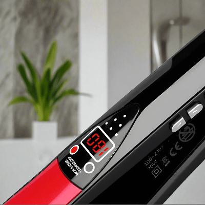 Lisseur Cheveux - HairStraightenerCurler™ - Noir Petit